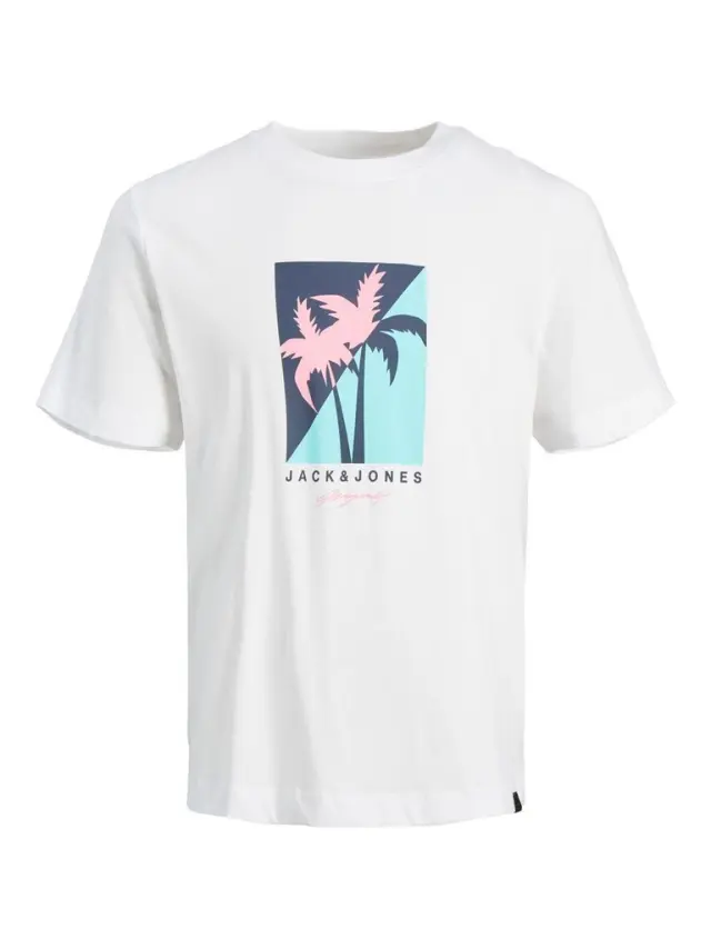 JORTULUM LOGO TEE SS CREW NECK LN bright white - XL