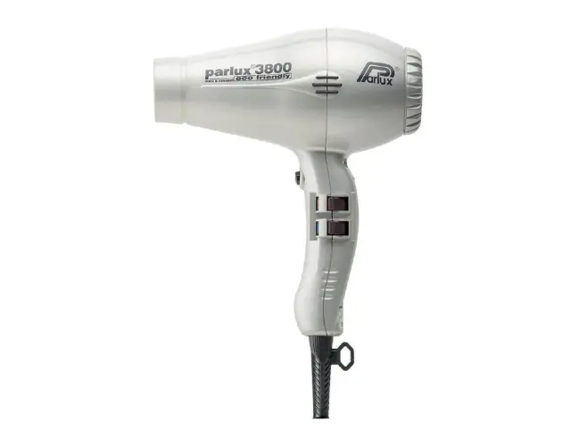 Επαγγελματικό Πιστολάκι Μαλλιών Parlux 3800 Ecofriendly με ισχύ 2100W και 4 θερμοκρασίες - Silver3800 Silver