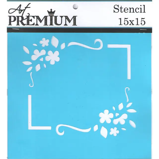 Στένσιλ Art Premium - 15x15cm - Κορνίζα