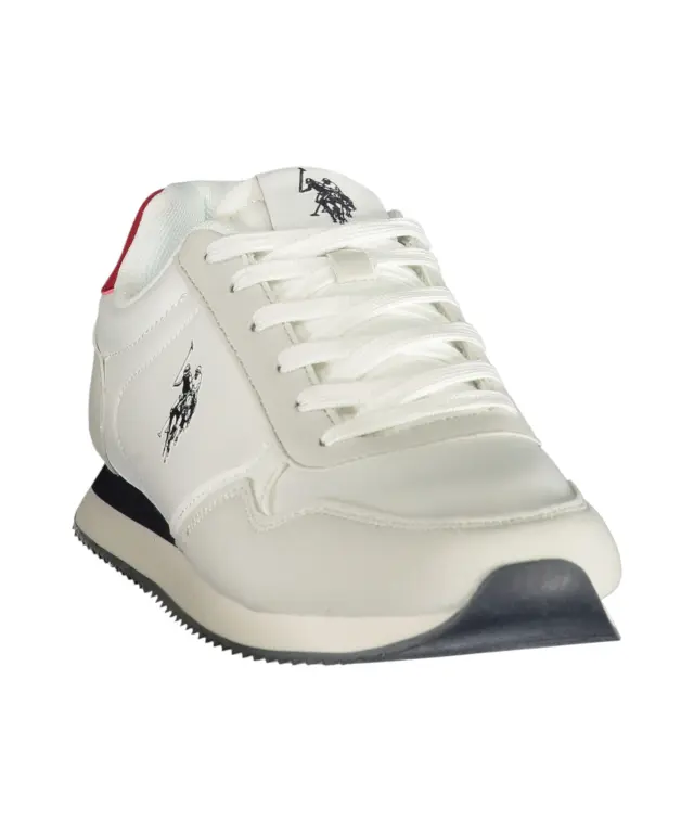 U.S. Polo Assn. - Ανδρικά Sneakers Happy HAPPY001M6NH1/WHI-RED Λευκό 2