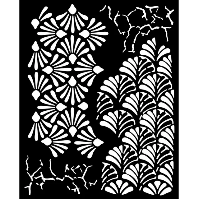 Thick Stencil Stamperia 20x25cm, Alterego, Mixed backgrounds