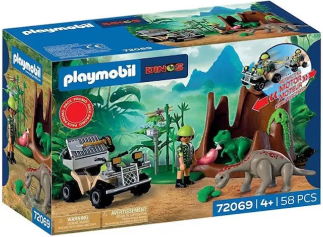 Playmobil Dinos - Εξερεύνηση στην κρυψώνα των δεινοσαύρων / 72069 (Playmobil)