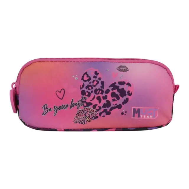 Must Κασετίνα Βαρελάκι 2 θήκες Heart Print (000587677)