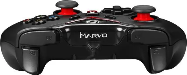 Marvo GT-016 Ασύρματο Gamepad για PC / PS3 Μαύρο 2