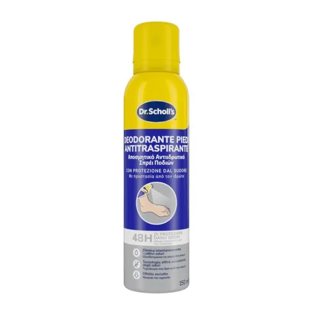 Scholl Pedorex Fresh Step Αντιιδρωτικό Spray Ποδιών 24h 150ml