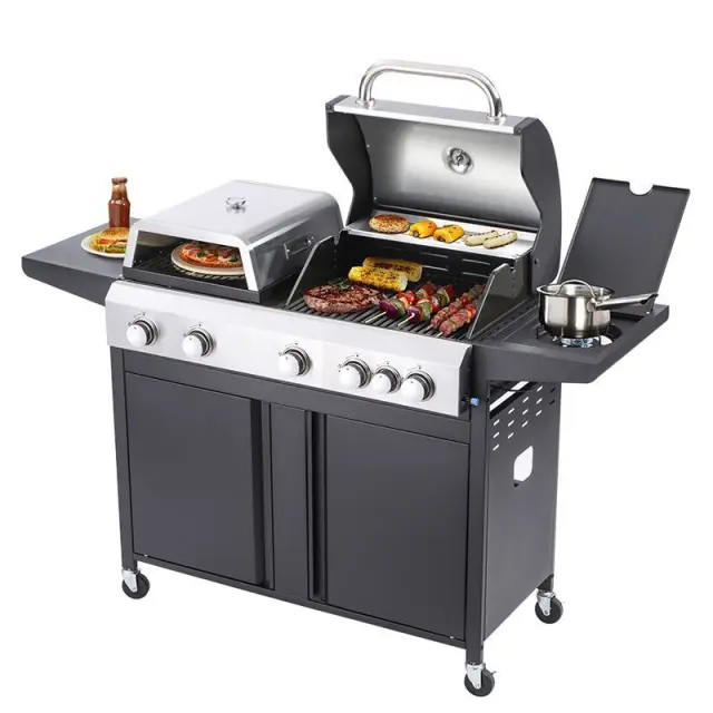 Bormann Elite BBQ5060 - Ψησταριά Υγραερίου 3 σε 1 Combo Grill (080466) 2