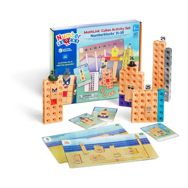 Learning Resources MathLink Cubes Numberblocks Αριθμοκυβάκια 21-30 Activity Set (3+ ετών) HM 96321-UK