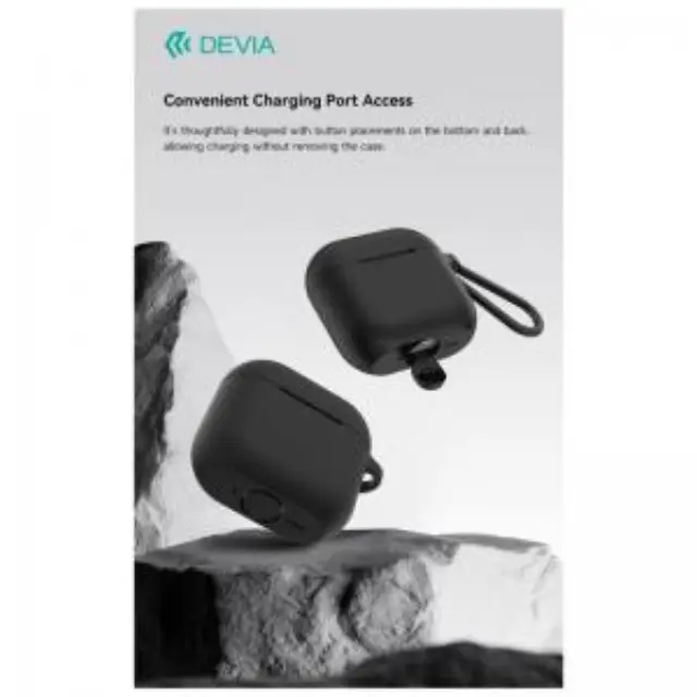 Θήκη Σιλικόνης Devia Apple AirPods Pro 3 Naked Λευκό N70403 3