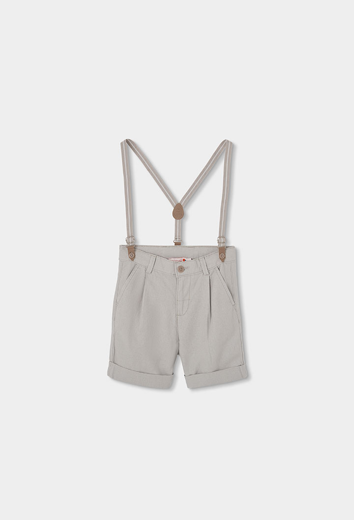 Boboli Linen βερμούδα σορτς για αγόρι 863041-7372