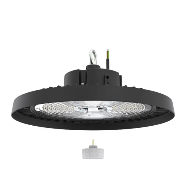 ΚΑΜΠΑΝΑ LED UFO 60-80-100W 3CCT Μαύρο 2