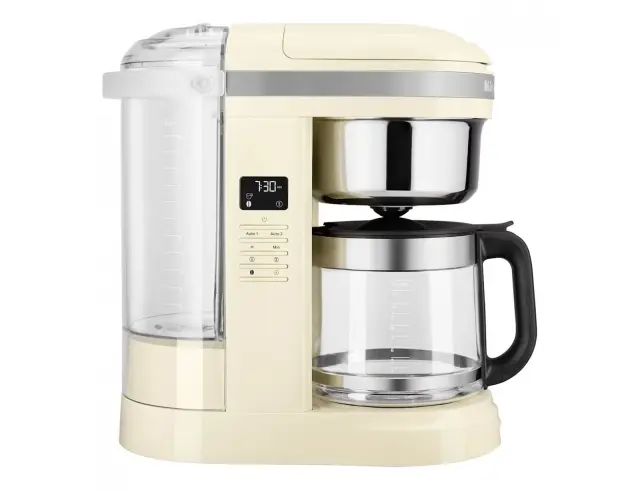 Καφετιέρα Φίλτρου KitchenAid Drip Coffee 5KCM1209EAC με αυτόματο προγραμματισμό, ισχύ 1100W και χωρητικότητα 1.7L - Almond Cream5KCM1209EAC 2