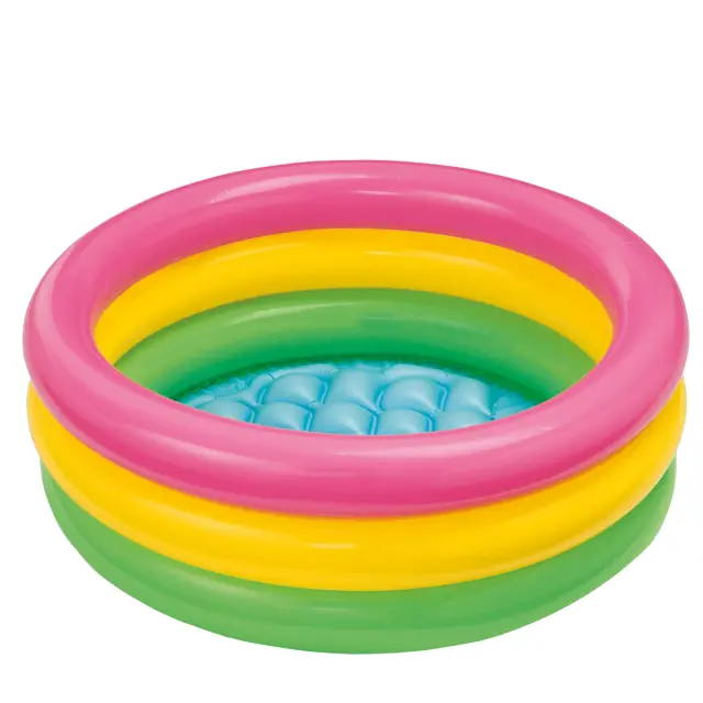 Intex Sunset Glow Baby Pool Η Μικρή Μου Πισίνα Για Το Ηλιοβασίλεμα - Τρία Δαχτυλίδια Προστασίας - Μαλακή Βάση - 61x22εκ. - 1-3Χρ.