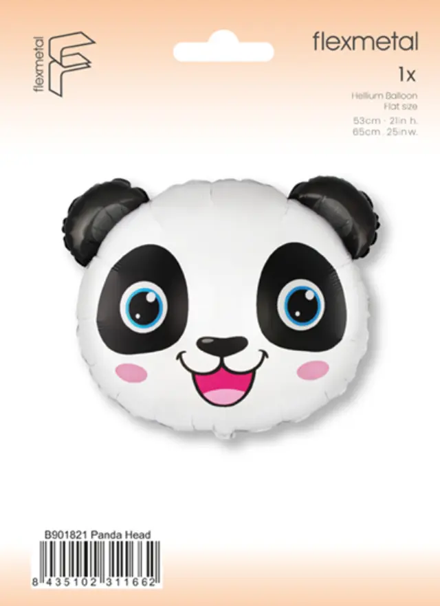 Μπαλόνι Φοιλ Σχήμα Κεφάλι Πάντα / 64 εκ Panda