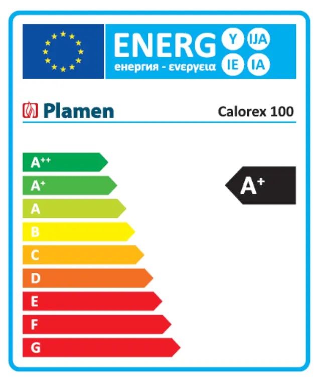 Calorex 100 Μαντεμένια Ενεργειακή Σόμπα-Κουζίνα Ξύλου (μασίνα) 10kW Plamen 3