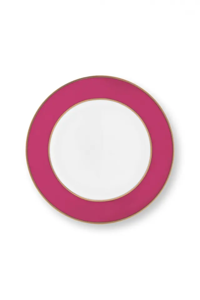 PIP STUDIO ΠΟΡΣΕΛΑΝΙΝΟ ΠΙΑΤΟ PIP CHIQUE ΡΟΖ & ΧΡΥΣΟ 17cm - One size
