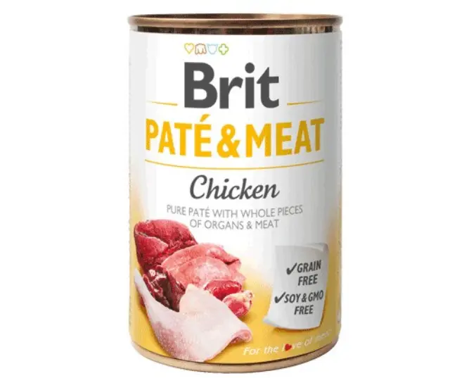 BRIT Pat&eacute; & Meat with Chicken - wet dog food - 400g
