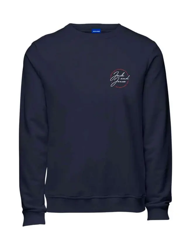 JORJERRY SC SWEAT CREW NECK FST Navy Blazer
