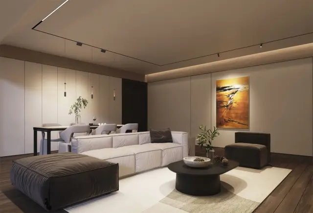 Eiva Led φωτιστικό για Led μαγνητική ράγα λεπτή 48V DALI 3000K 12W κινητό μαύρο 3