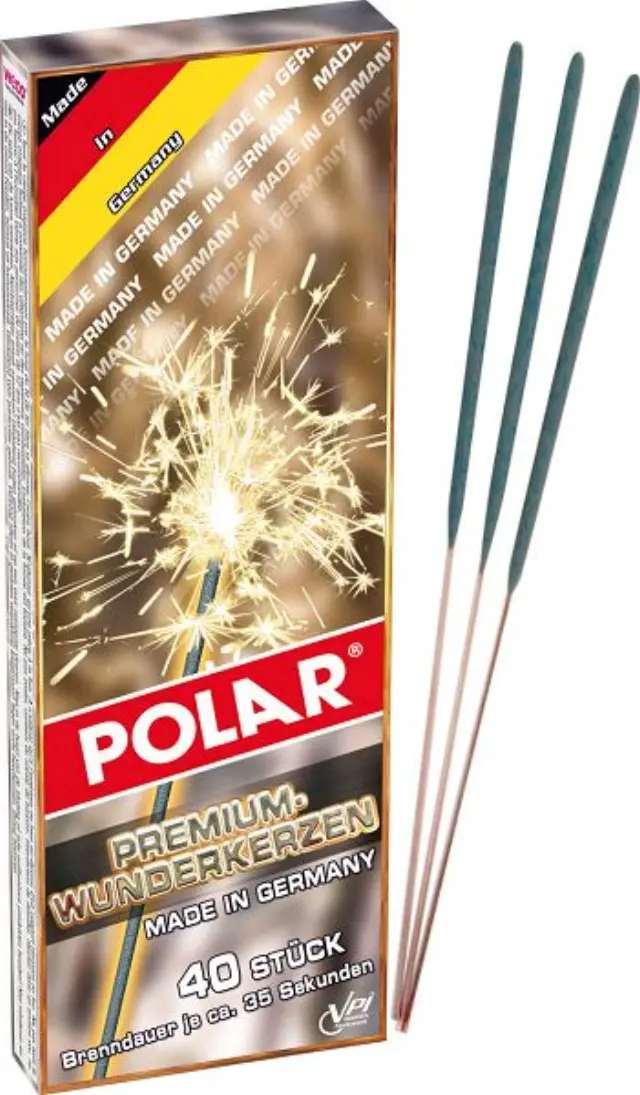 Βεγγαλικά Τούρτας Πακέτο 40 Τεμαχίων POLAR