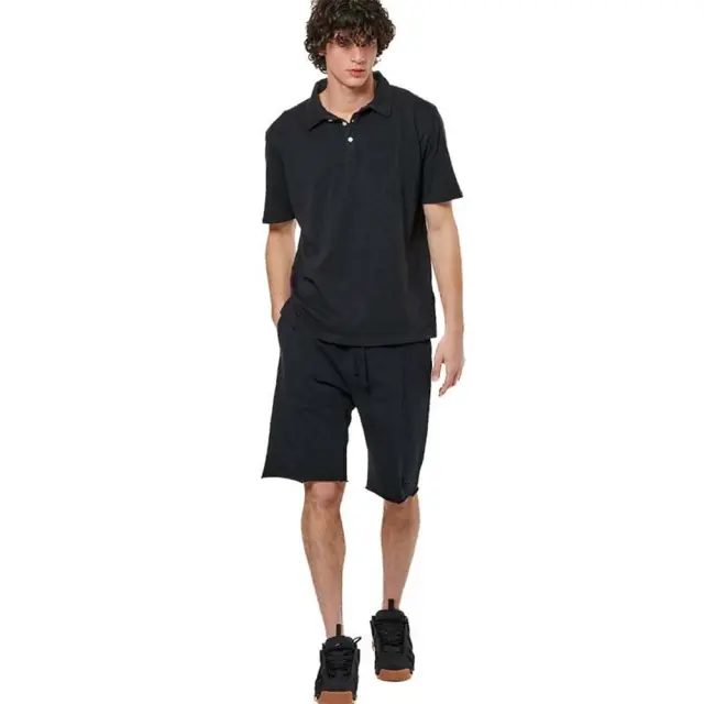 Body Action Men's Natural Dye Shorts Μαύρο 033526-01 (Body Action) 2