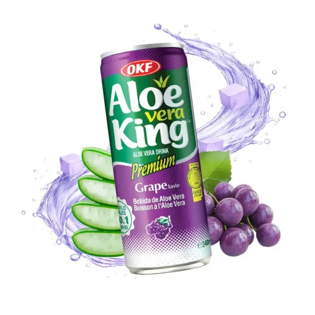 OKF Aloe Vera King Grape 240ml KOR
