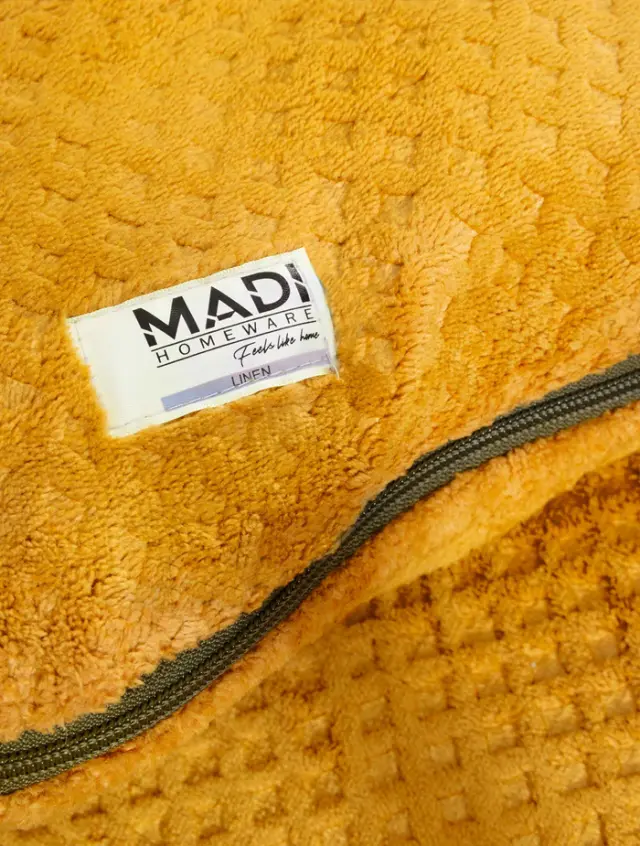 Κουβέρτα Καναπέ (125x170) Bare Yellow MADI 2