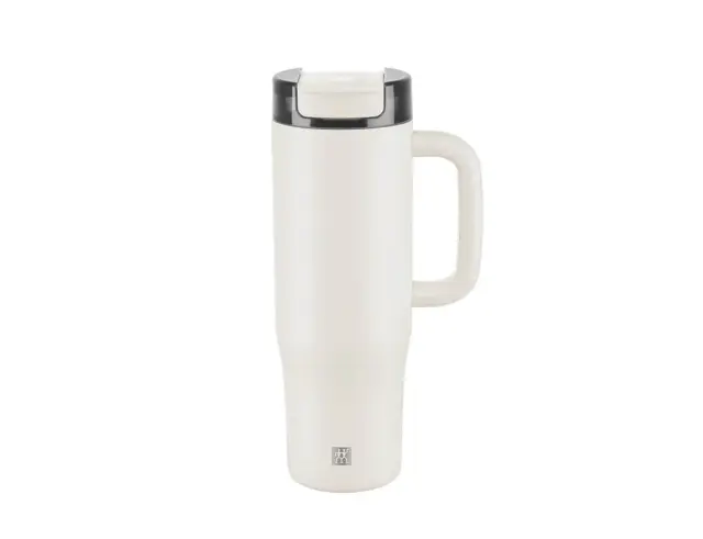 Κούπα Θερμός Thermo Plus Zwilling με καλαμάκι, χωρητικότητα 900ml και διατήρηση θερμοκρασίας 14h ζεστό / 12h κρύο - Cream White1034342