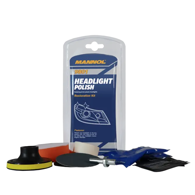Mannol Headlight Polish Restoration System Σετ Επαναφοράς και Ξεθαμπώματος Φαναριών Αυτοκινήτου