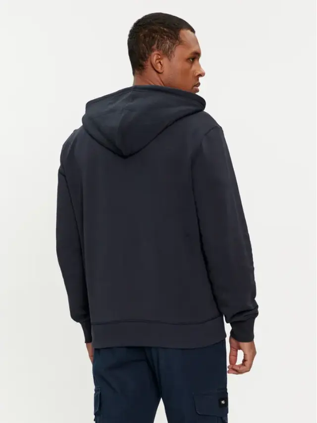 Napapijri - Ανδρική Ζακέτα Balis Full Zip με Φερμουάρ και Κουκούλα Regular Fit NP0A4HHV-176 Σκούρο Μπλε - 2XL 3