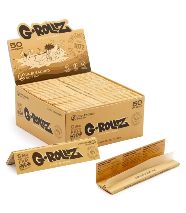 G-Rollz Unbleached King Size Box50