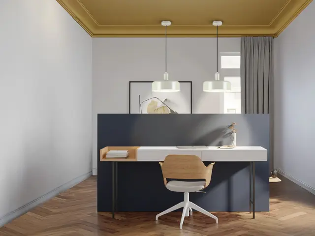 Κρεμαστό φωτιστικό μονόφωτο pearl grey matt minimal E27 Pearl White 3