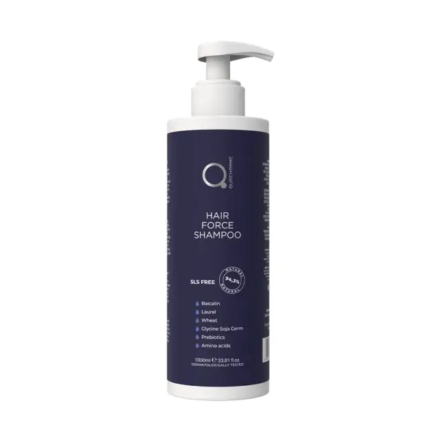 Anti Hair Loss Force Shampoo 1000ml SLS Free by QureHomme: Ενίσχυση και Τόνωση για Πυκνά Μαλλιά! ��
