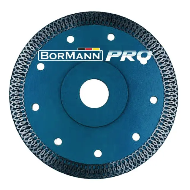 Bormann Pro BHT2073 – Διαμαντόδισκος WAVE TURBO Φ115x1.2x22.2mm 10mm (043973)