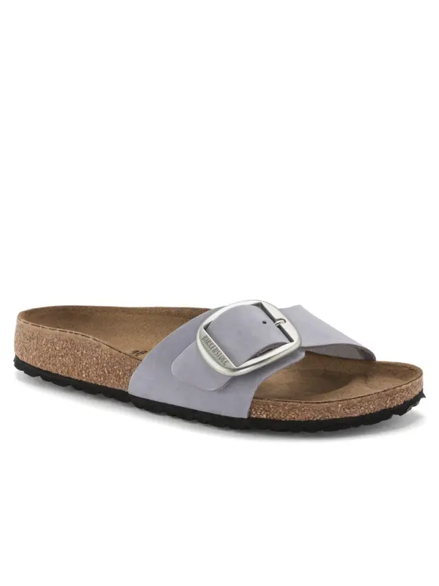 Birkenstock Πέδιλα Γυναικείο δέρμα Nubuck Μωβ BIR/MADRID BIG BUCKLE 1024001 PURPLE - 40 2