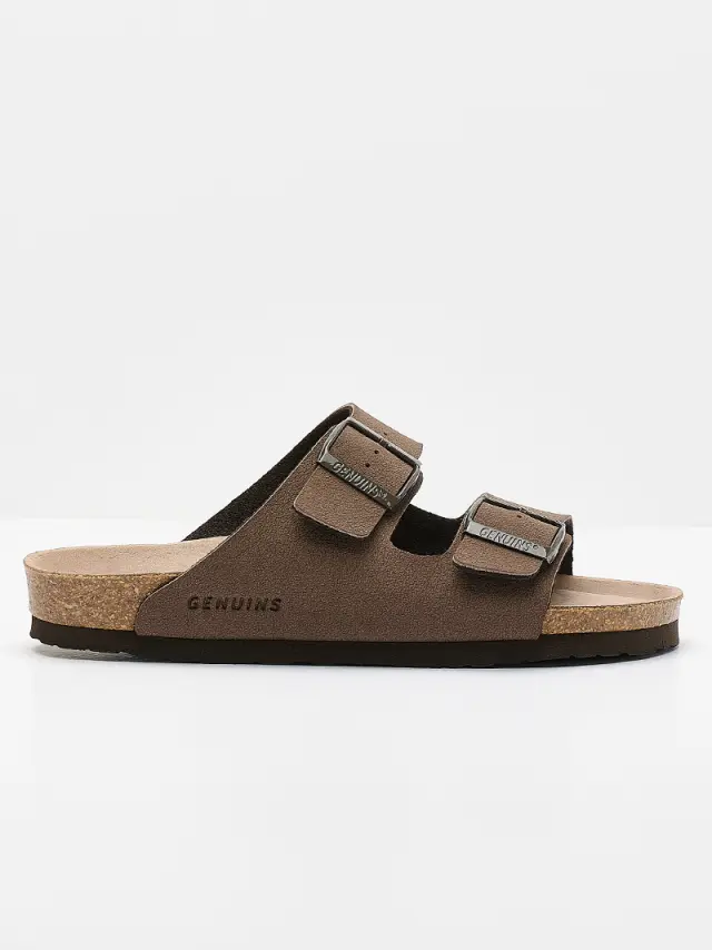 Genuins Πέδιλα Unisex PETA vegan Καφέ GEN/HAWAII VEGAN D/BROWN 2