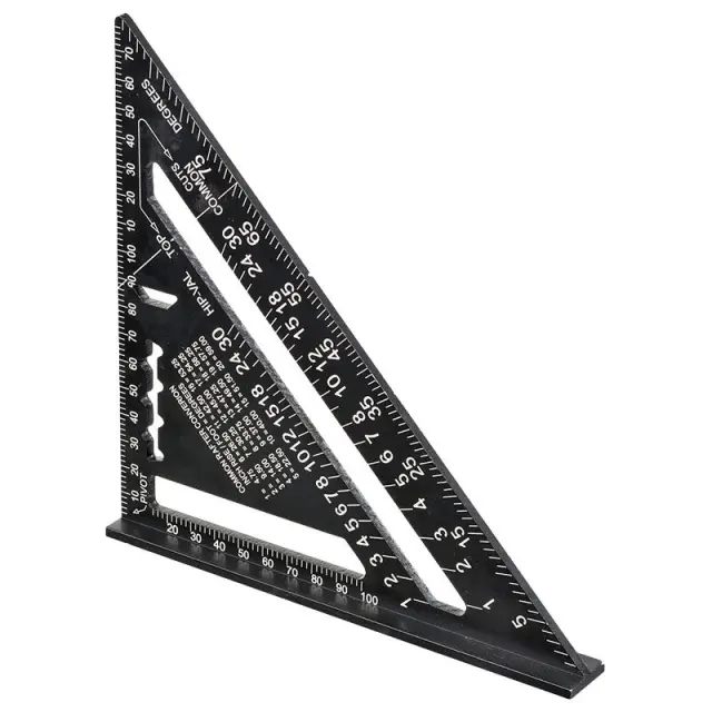 BORMANN Pro BHT7775 Γωνιόμετρο Μαραγκών 18cm, Αλουμινίου με Πατούρα