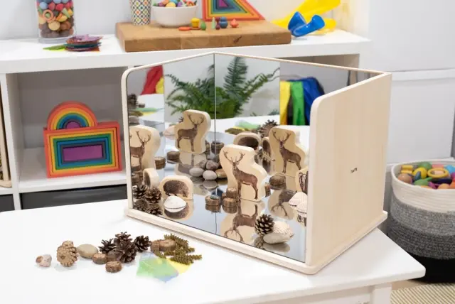 TickiT Ξύλινος Καθρέφτης για Mirror Play - Wooden Exploratory Mirror 73448 2