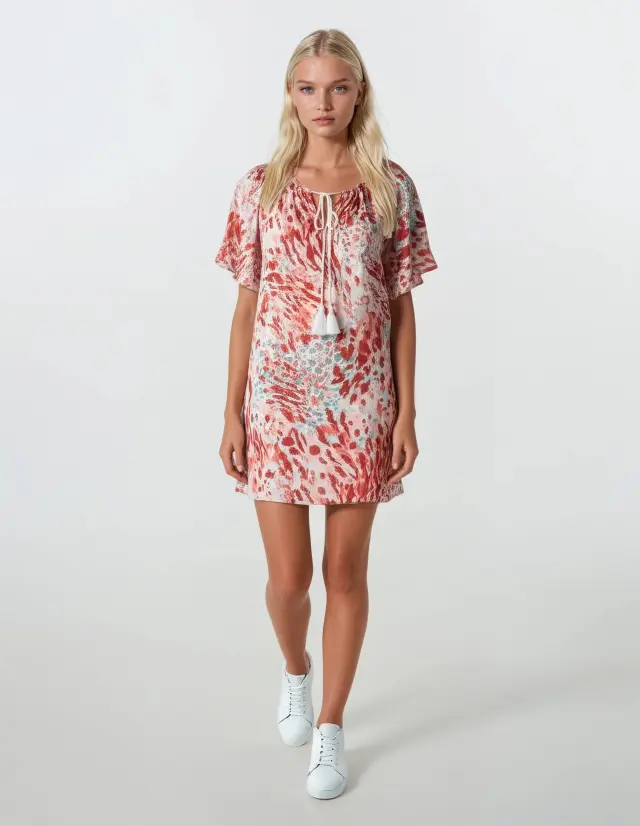 B144 - Type - BEACHWEAR RED LEOPARD