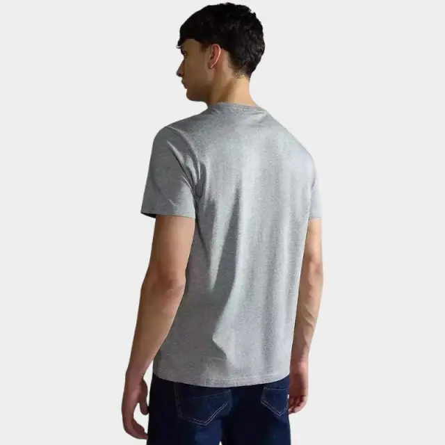Napapijri - Ανδρικό T-shirt Salis Ss Sum Regular Fit NP0A4H8D-160 Γκρι - 2XL 2