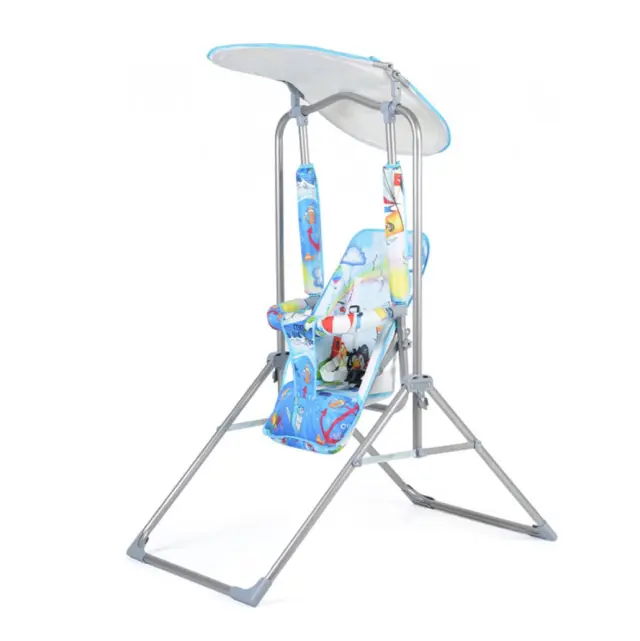 Cangaroo Παιδική Κούνια Garden Funny Blue 3800146240011B