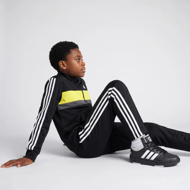 Adidas Tracksuit Tiberio Black/Lime KZ0107 - 128 2