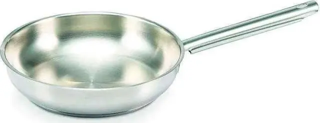 Cook Shop Τηγάνι Ανοξείδωτο 28cm - Silver