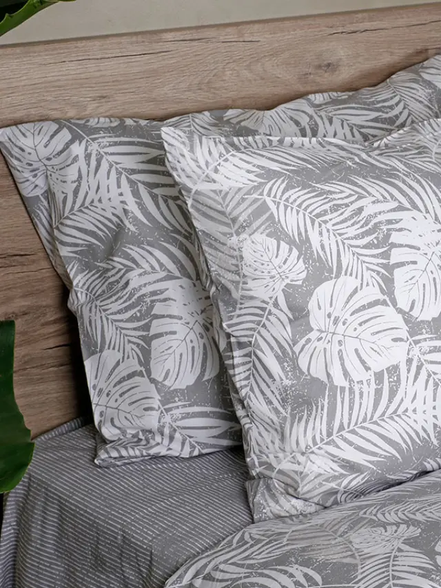 Σετ Σεντόνια Cotton Feelings 2038 Grey Μονό (165x270) Sunshine 3