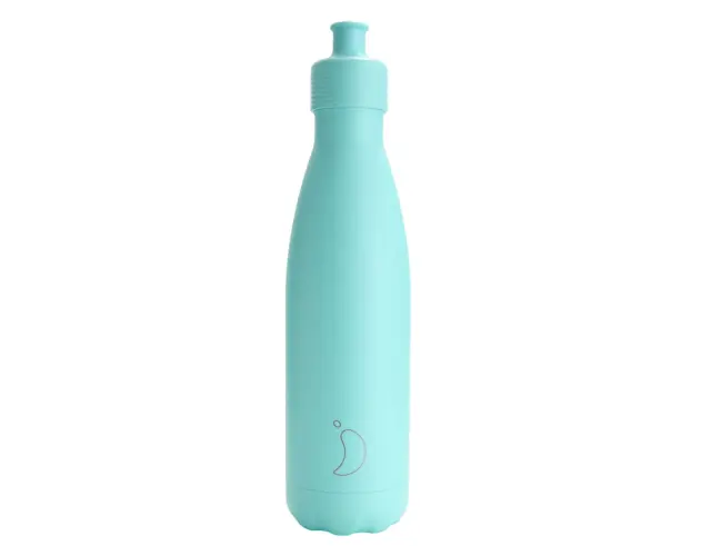 Μπουκάλι Θερμός Original Sports Chilly's με χωρητικότητα 500ml και διατήρηση θερμοκρασίας 24h κρύο - Pastel Green