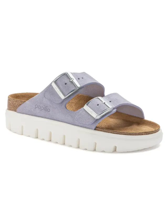 Birkenstock Πέδιλα Γυναικείο δέρμα suede Μωβ BIR/ARIZONA CHUNKY 1023499 PURPLE 2