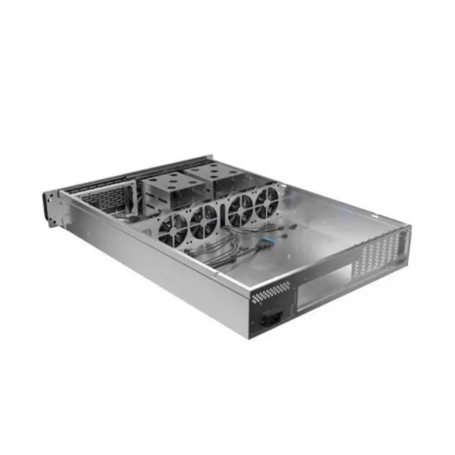 Lanberg Rackmount Server Chassi E-ATX 650/12 19" 2U (SC01-6502-12B) 2