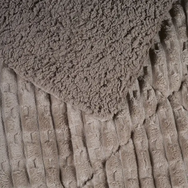 Κουβερτοπάπλωμα sherpa μονό 160x220cm Das Home 1177 2