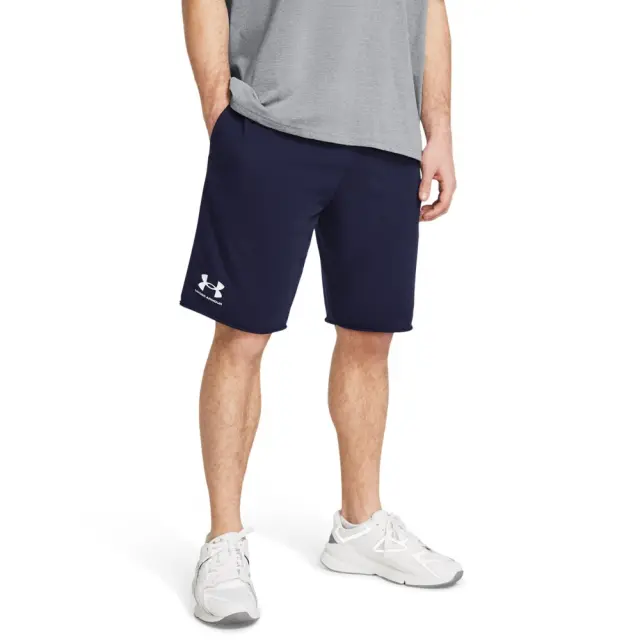 Under Armour Rival Terry Short (1361631-410) - Μπλέ