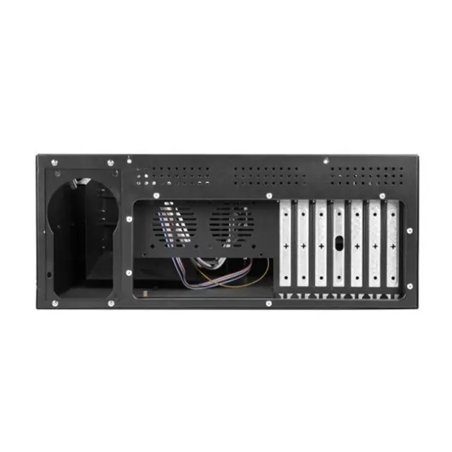 Lanberg Rackmount Server Chassis ATX 450/08 19" 4U (SC01-4504-08B) 2