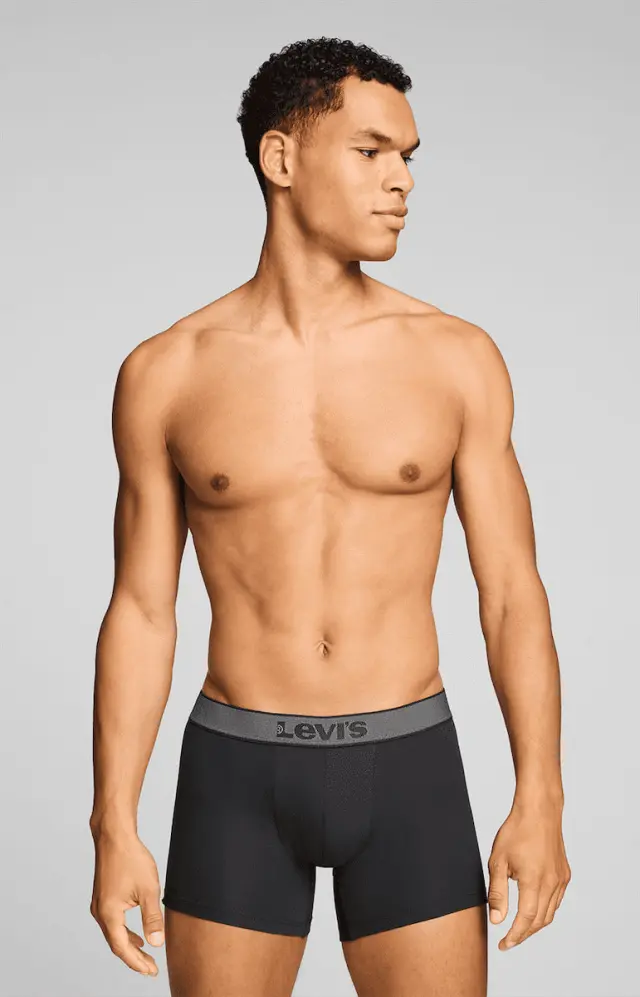 Levi's Twill WB Boxer Brief 2-Pack Μαύρο Black 2